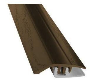 Cubrejunta Desnivel Rígido Pro 40x8mm 3mts 10un Nogal Dvp-0