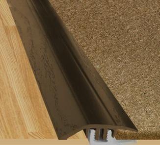 Cubrejunta Desnivel Rígido Pro 40x8mm 3mts 10un Nogal Dvp-1