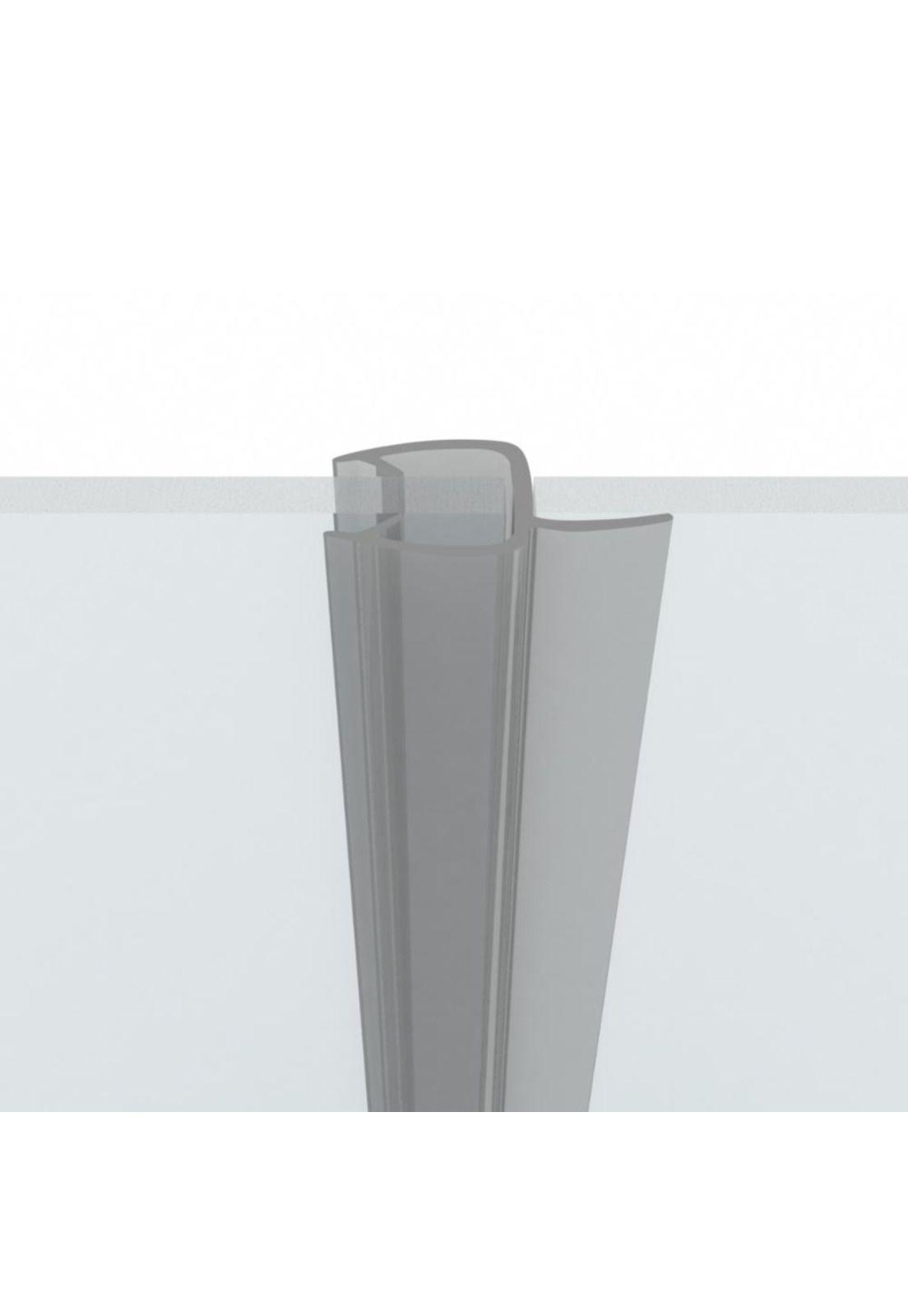 Burlete Shower Door 10mm Aleta Central Flex Trans 2,2mts DVP-2