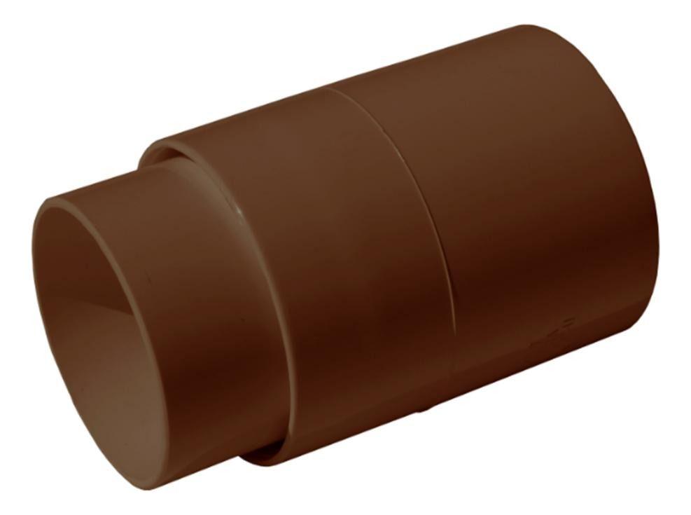 Copla Para Tubo Bajada 80mm Café Dvp-0