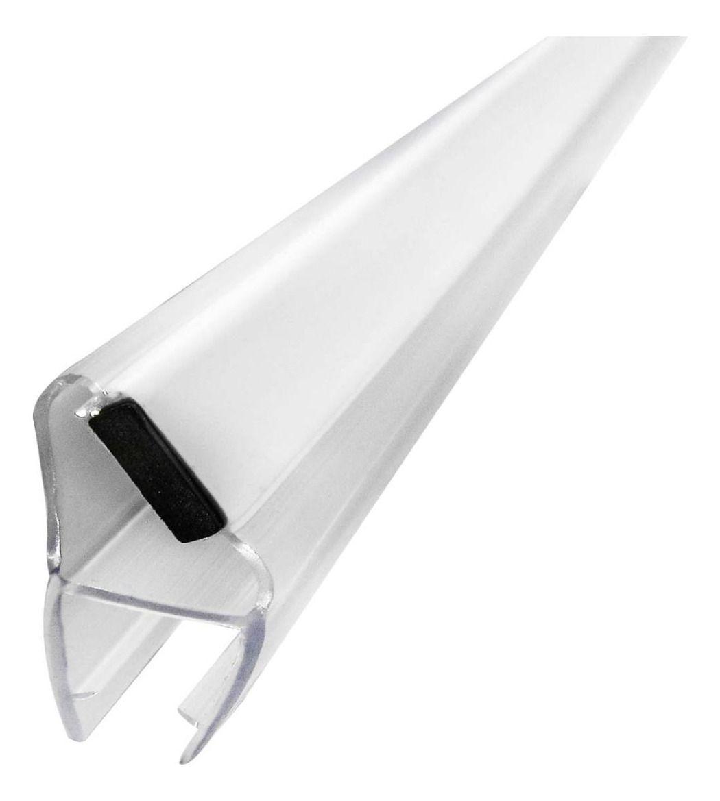 Burlete Shower Door 8mm Con Imán Transparente 2,2 Mts Dvp-1