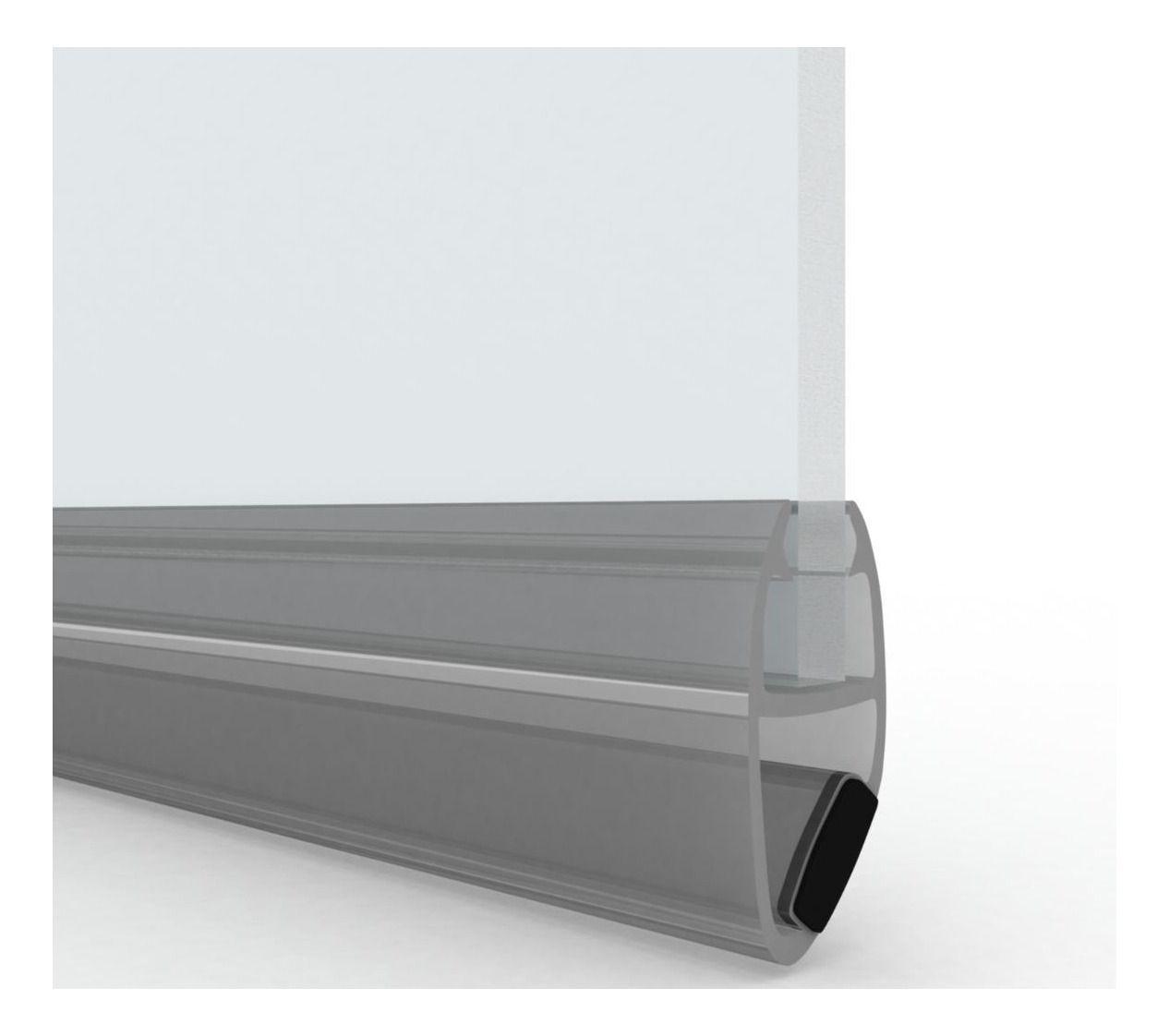 Burlete Shower Door 8mm Con Imán Transparente 2,2 Mts Dvp-3