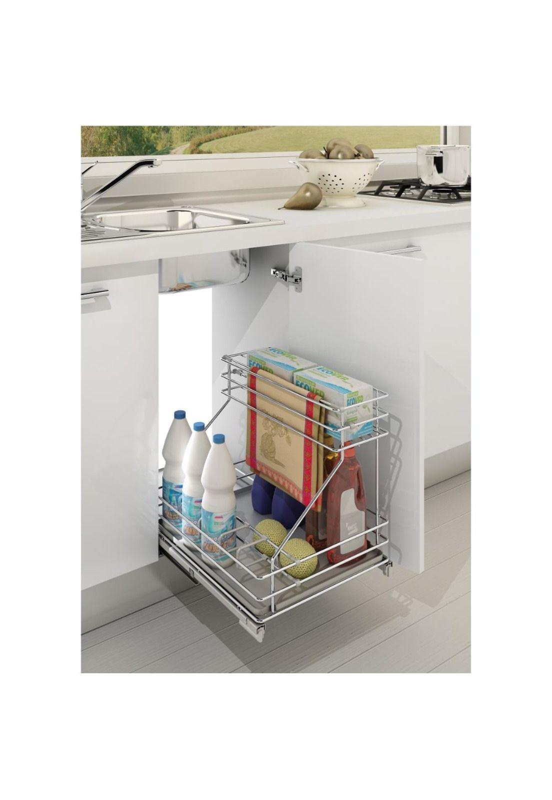 Porta Detergente para Mueble Cocina 30cm Cierre Suave DVP-1