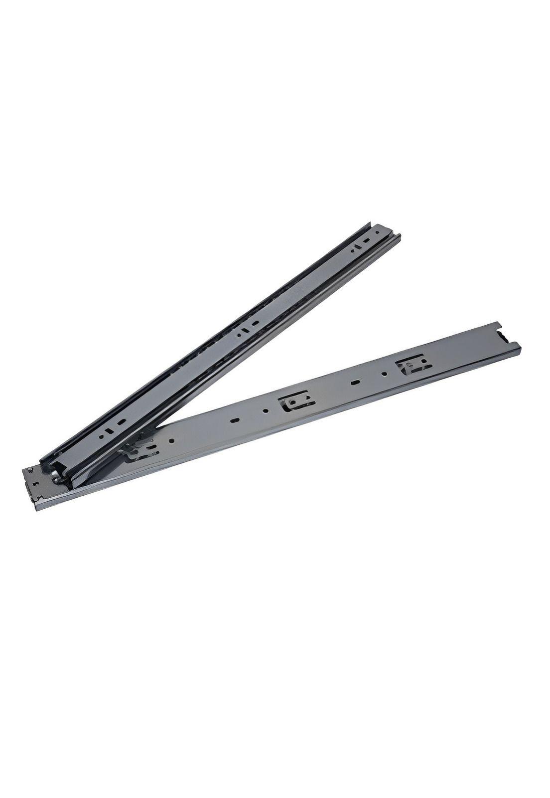 Corredera Telescópica 45cm con Cierre Suave Zinc Par DVP-0