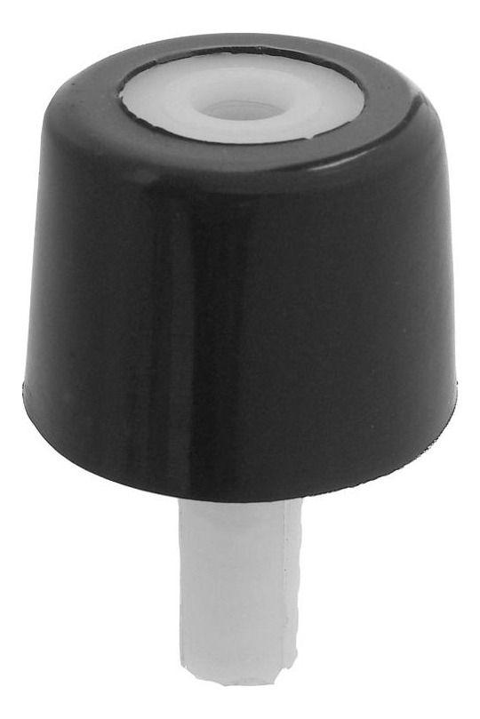 Tope De Puerta Cónico Plástico Negro 30 Un Dvp-0