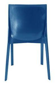 Silla Plástica Azul Resistente Con Filtro Uv Dvp-2