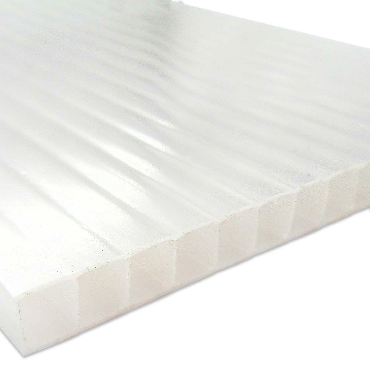 Policarbonato Polishade 6mm 2 Caras UV Perla 1,05x2,9mts DVP-2