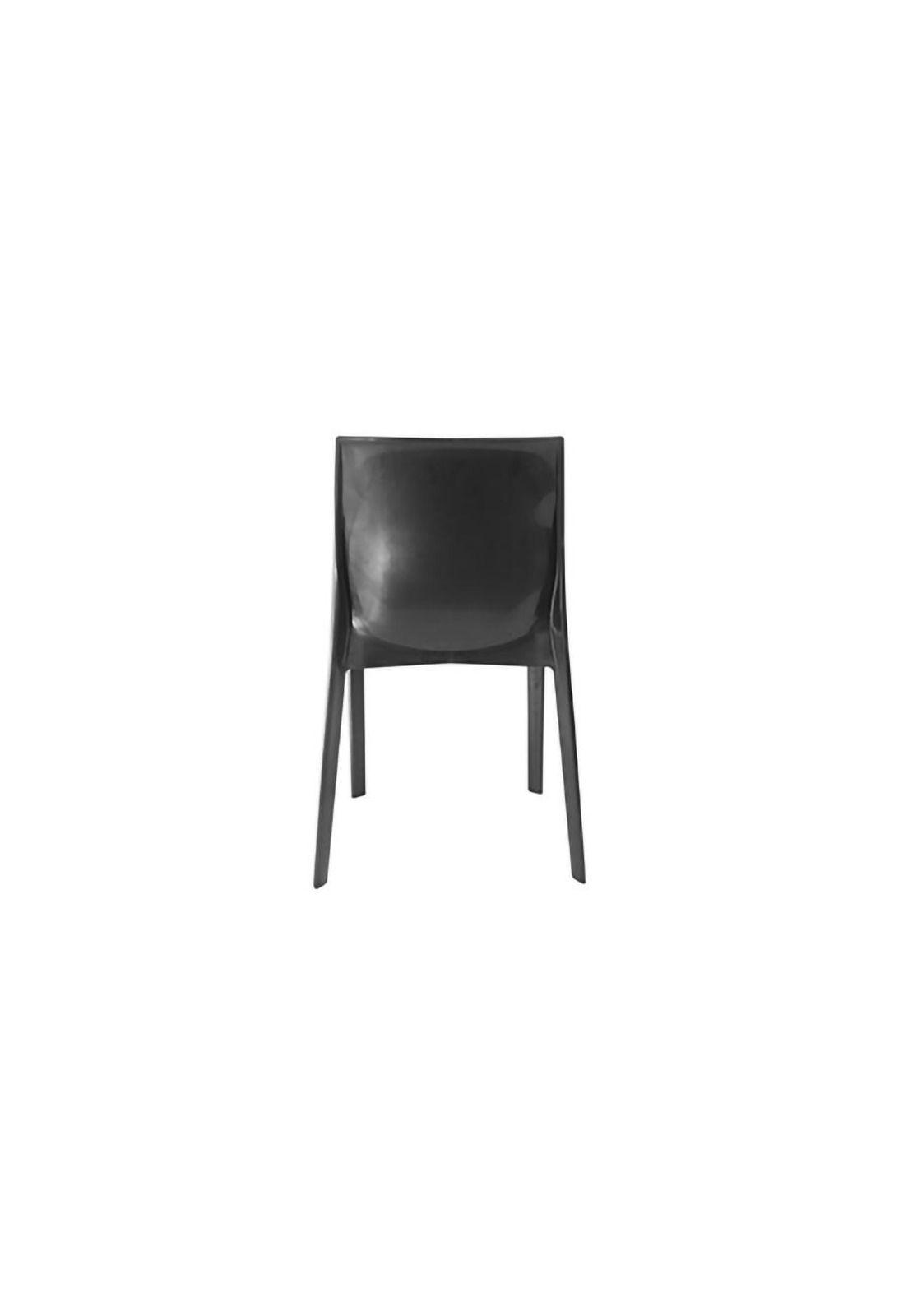 Silla Plástica Negra Resistente con Filtro UV DVP-2