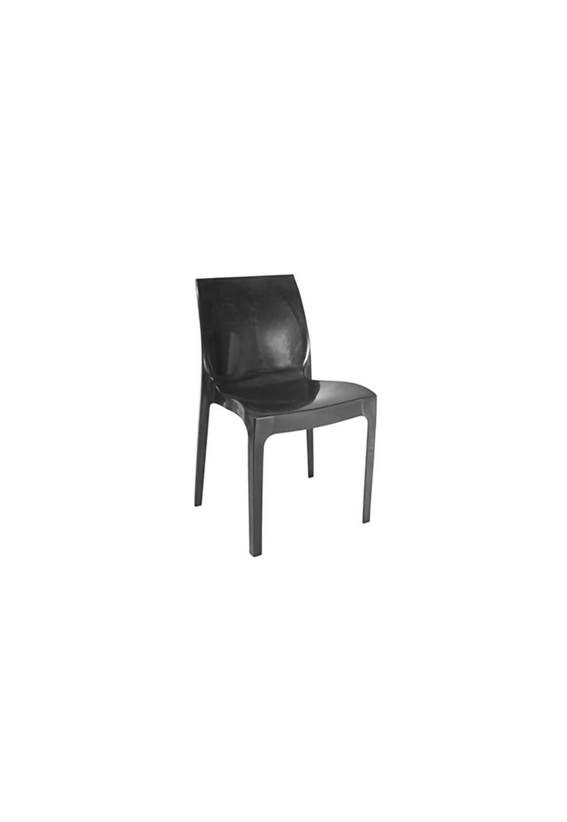 Silla Plástica Negra Resistente con Filtro UV DVP-3