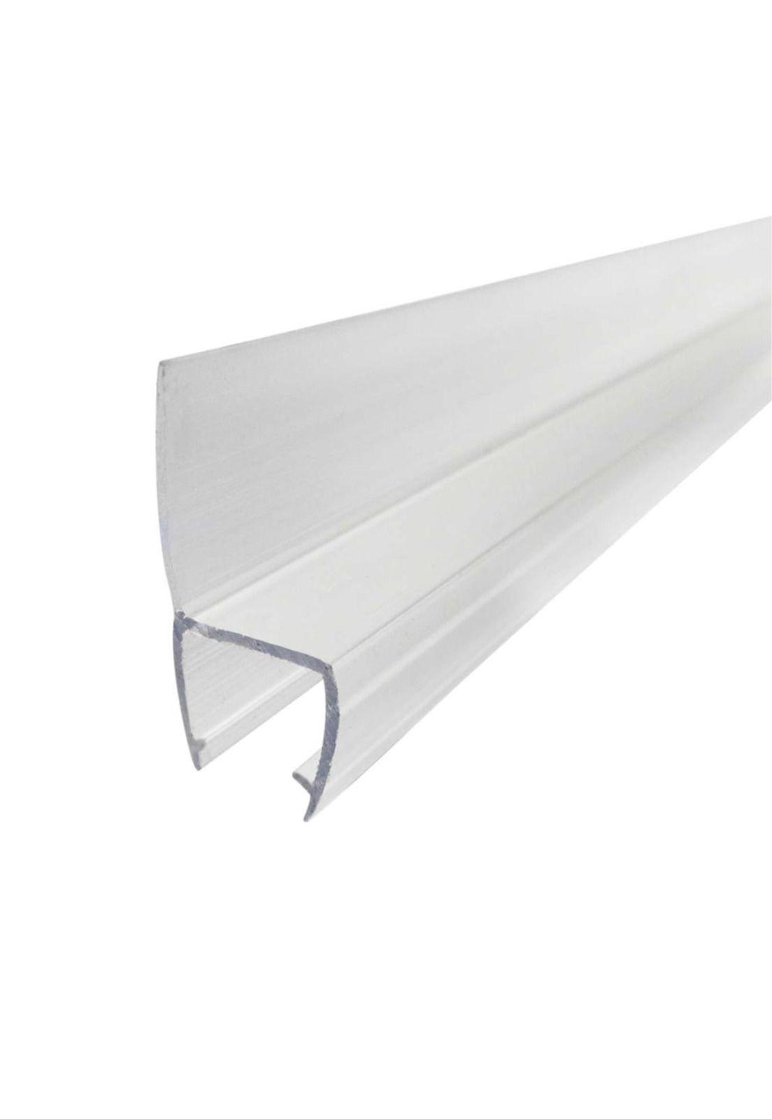 Burlete Shower Door 10mm Aleta Lateral Flex Trans 2,2mts Dvp-1
