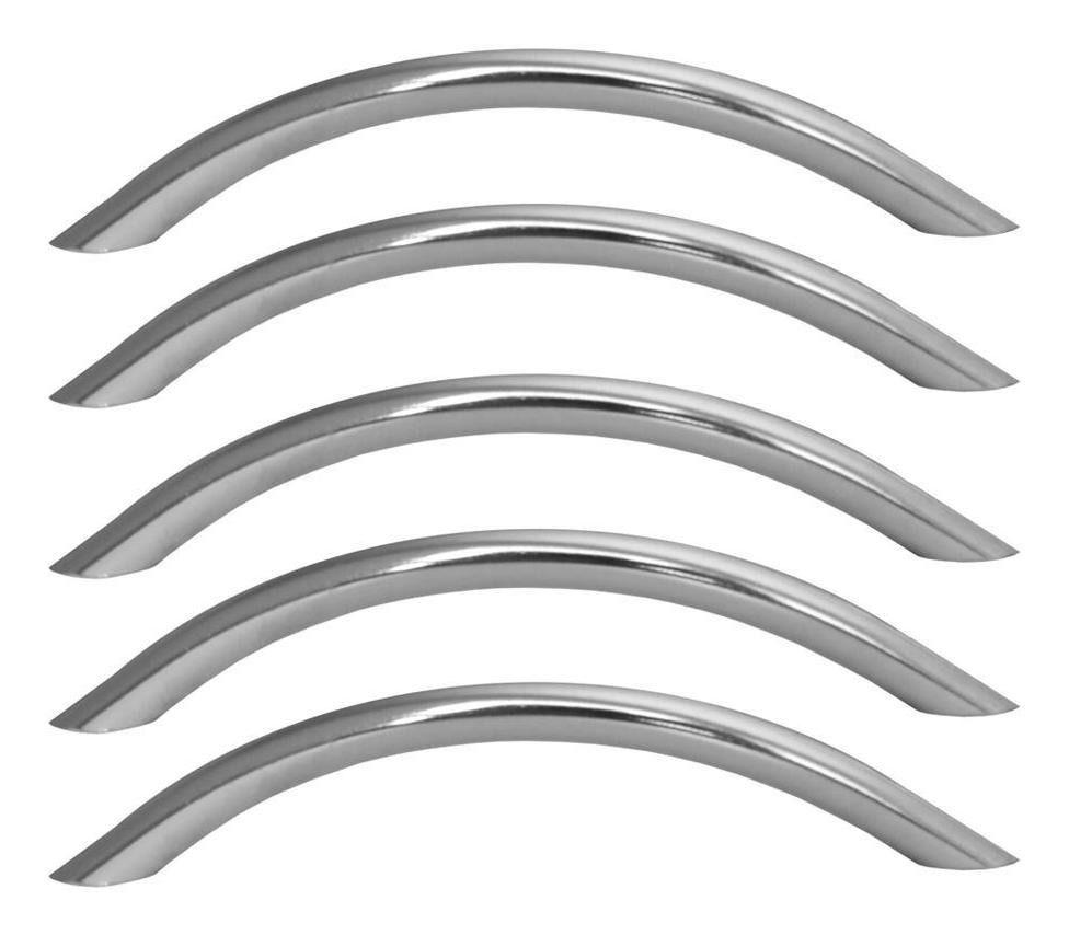 Tirador Vencia Acero 128mm 5 Un Niquel Dvp-0