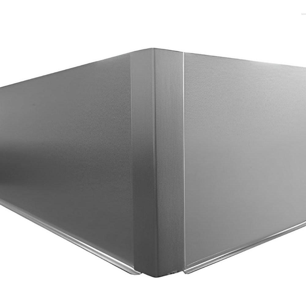 Esquinero Para Zócalo De Pvc 150mm Aluminio Dvp-2
