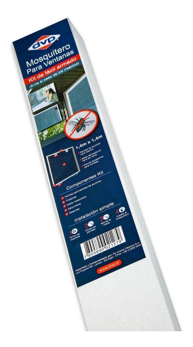 Kit Mosquitero Puerta 100x240cm Ajustable Blanco DVP-0