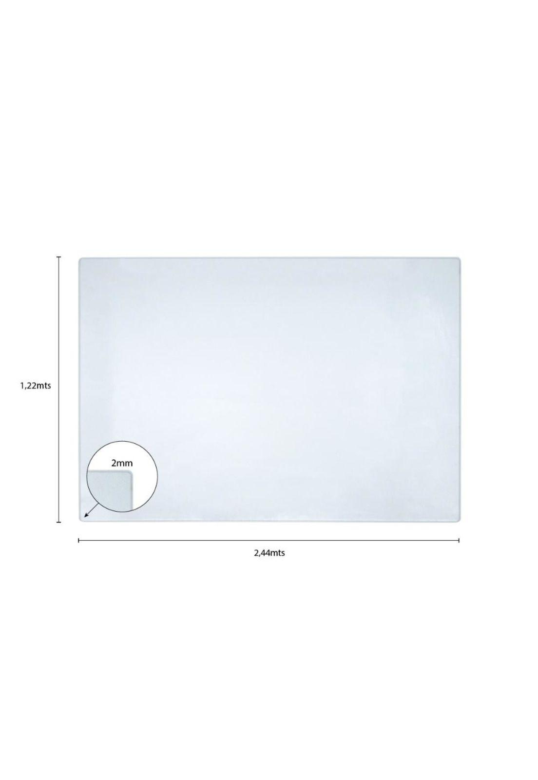 Plancha Acrílico Transparente 1,22mts x 2,44mts x 2mm DVP-1