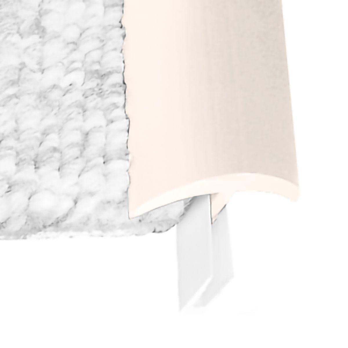 Cubrejunta Doble Rigido PRO 45x8mm 3,1mts Beige DVP-0