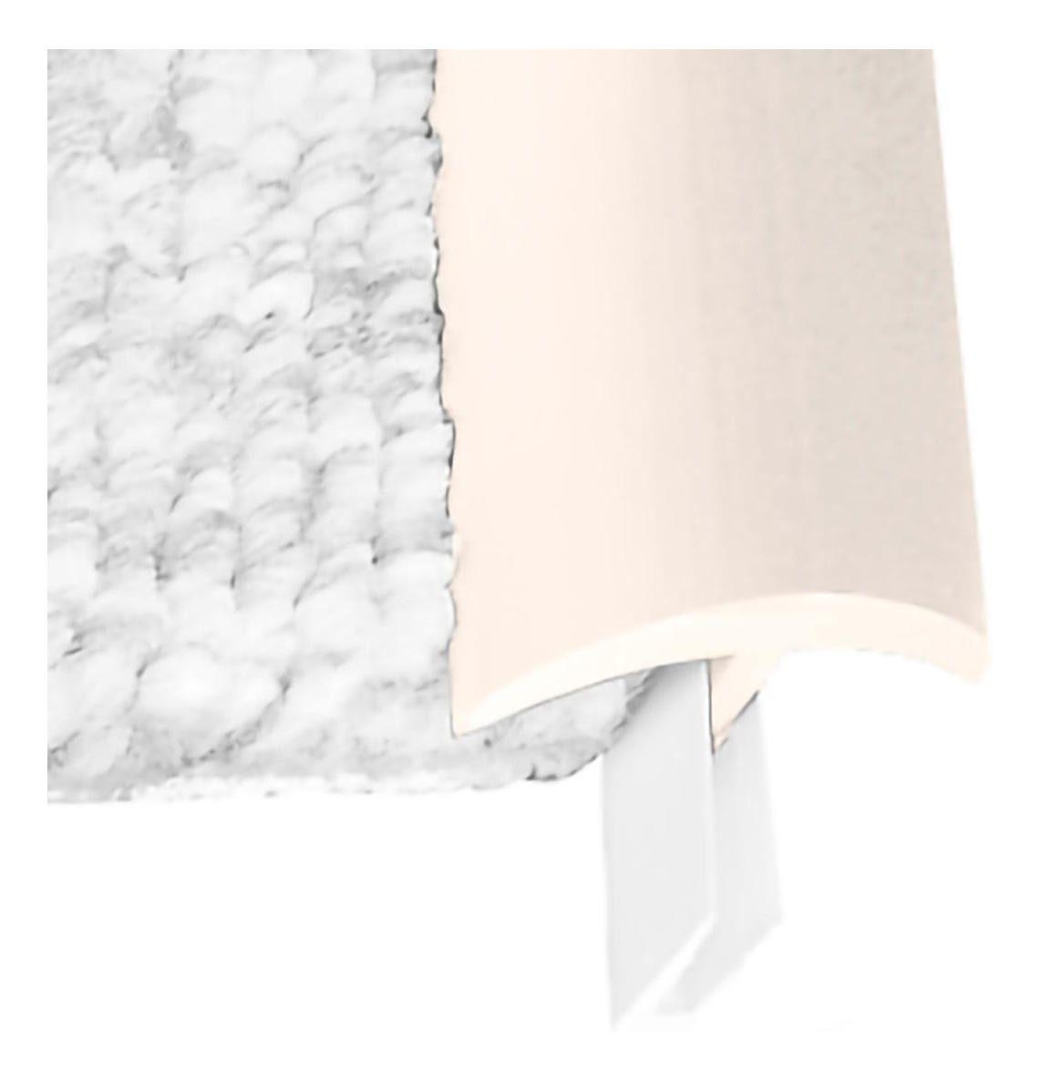 Cubrejunta Doble Rigido Pro 45x8mm 3,1mts Beige Dvp-0