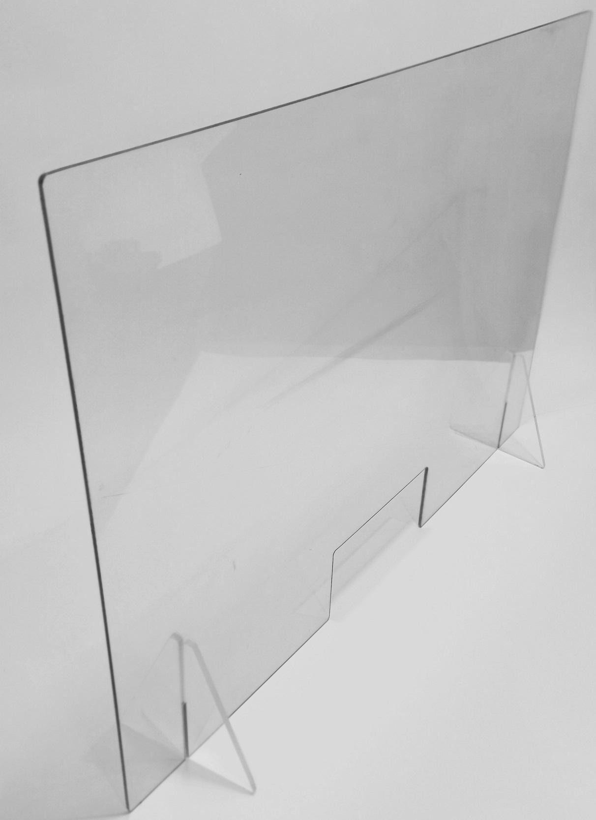 Separador Acrílico 120x58cm 4mm Con Abertura Y Soportes Dvp-0