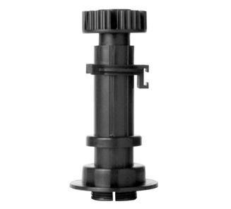 Pata Zocalo C/horquilla Negro Bolsa 50 Un-0