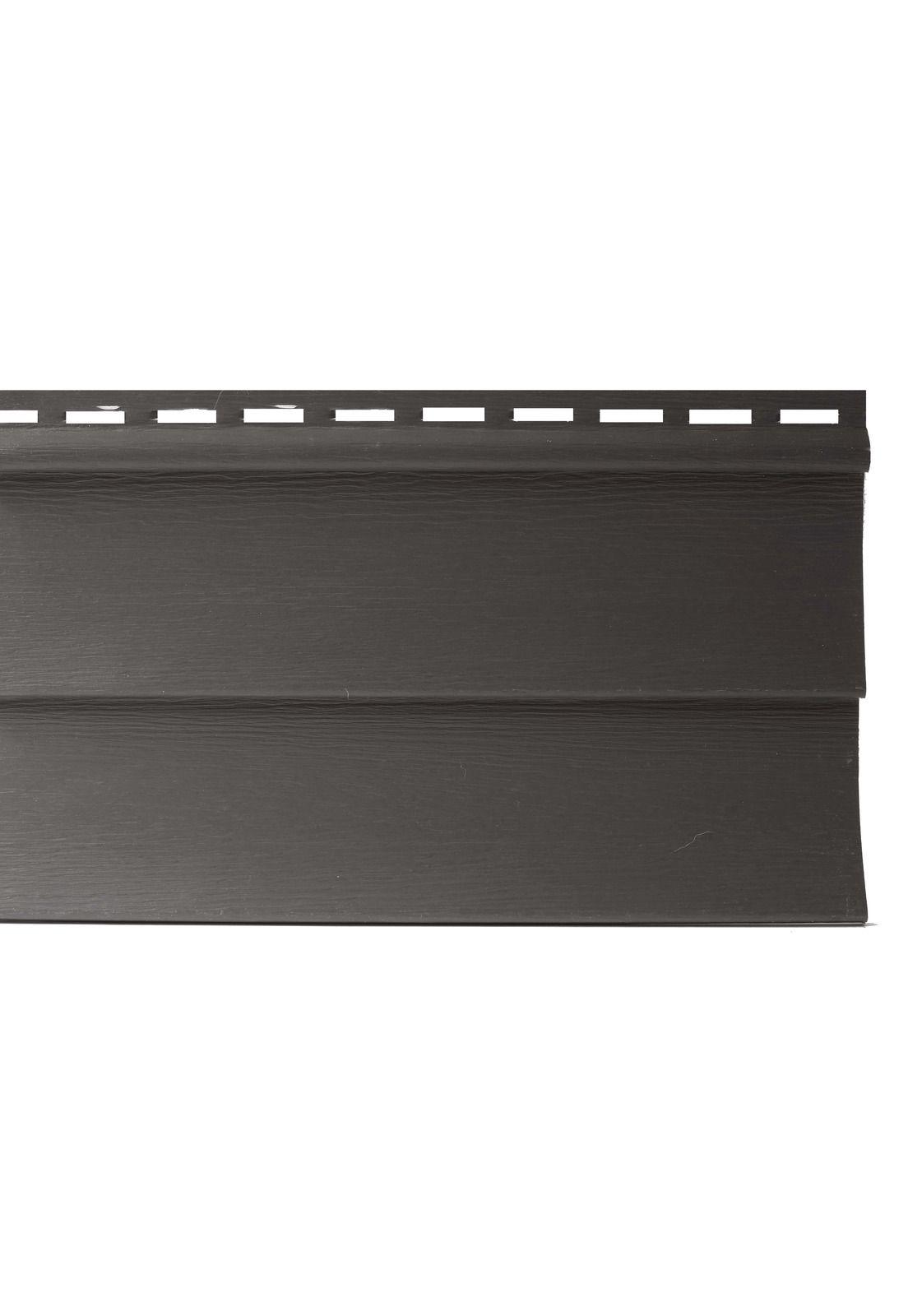 Siding Pvc Americano D4 0,2x3,8mts Antracita 24un Dvp-1