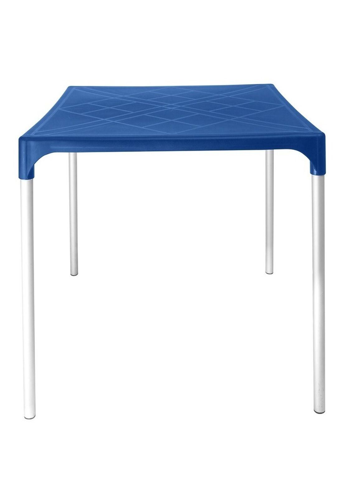 Mesa Plástica Exterior 75x70x70cm Azul DVP-3