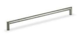 Tirador Tubo 320mmx12mm Aluminio Caja 25 Un Con Tornillo-0