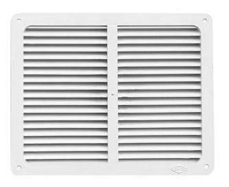 Celosía Ventilación Pvc C/pestaña 20x25 Cm Blanco 50un Dvp-0