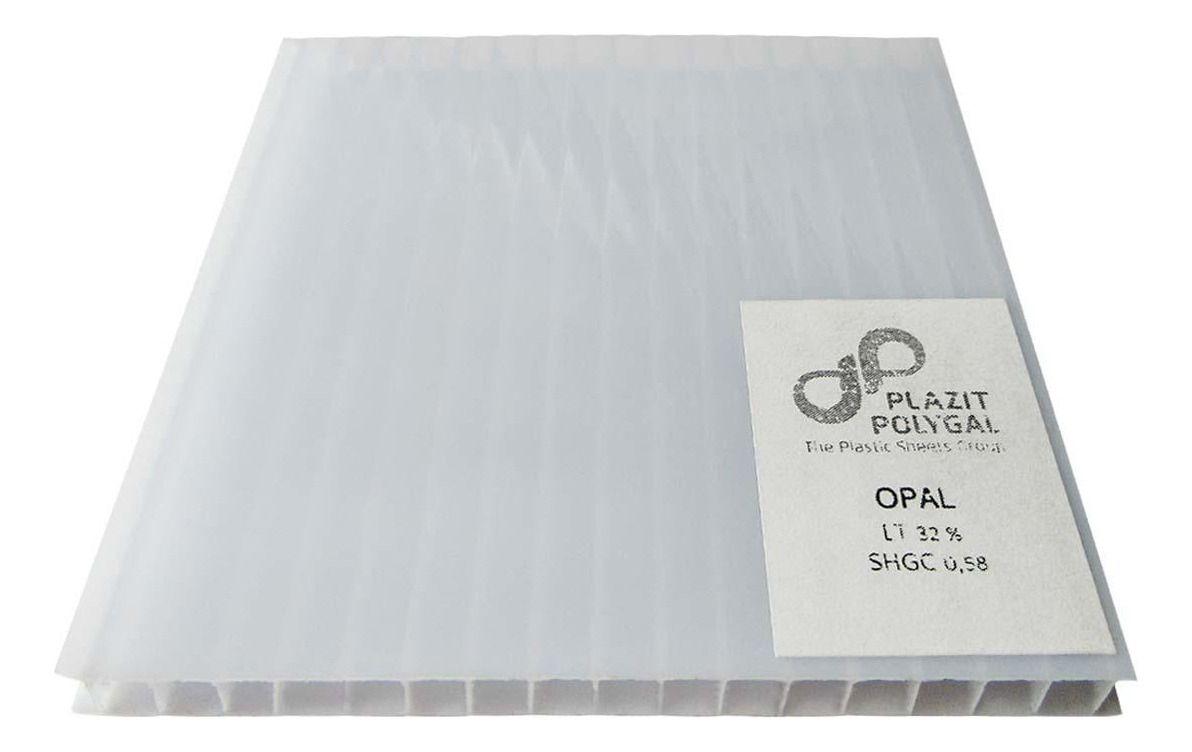 Policarbonato Alveolar 2100x5800x4mm Opal Dvp-3