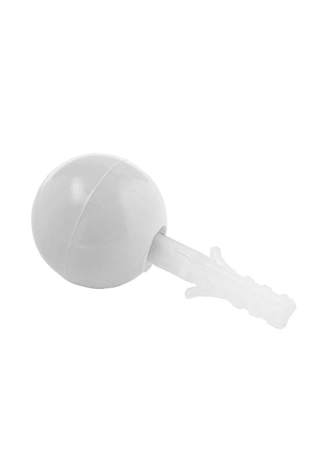 Tope De Puerta Esférico Plástico Blanco 25 Un Dvp-0
