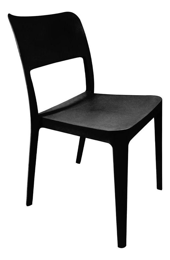 Silla Minimal Negro Dvp-4