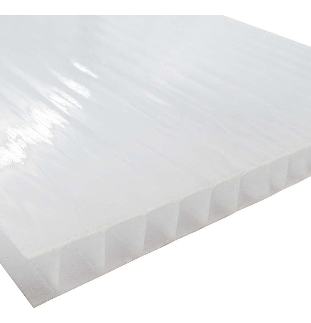 Policarbonato Alveolar 6mm 2 Caras Uv Opal 2,1x2,9mts Dvp-1