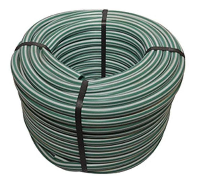 Manguera Pvc Bicolor Estriada 100mts 1/2 Pulgadas Dvp-0
