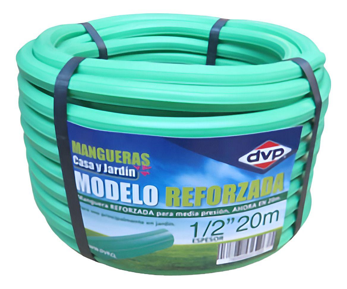 Manguera Pvc Reforzada 20mts 1/2 Pulgadas Dvp-0