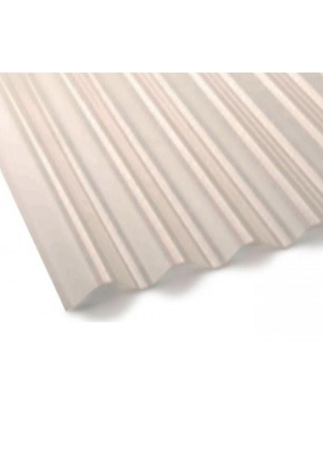 Policarbonato Ondulado 0,7mm Bronce 0,81x3,5 Mts Dvp-0
