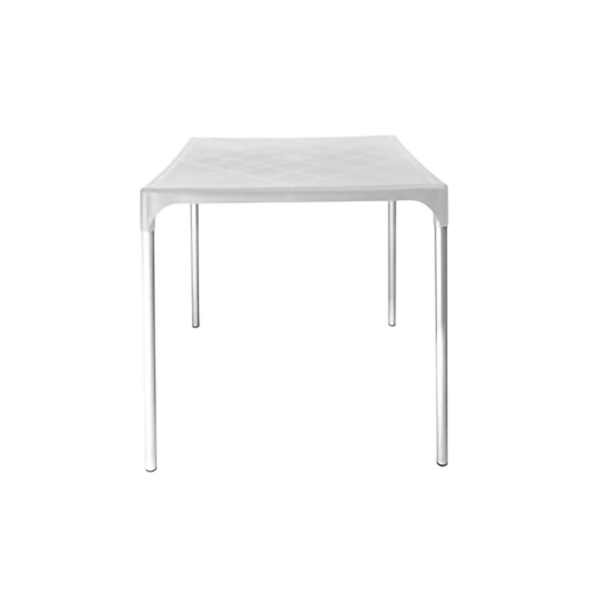 Mesa Plástica Exterior 75x70x70cm Blanco DVP-2