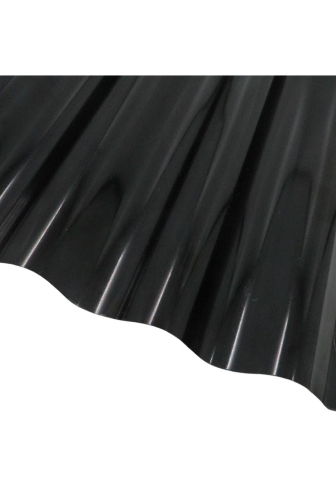 Polionda Acanalado Negro Mate 0,7x0,81x2,5mts-1