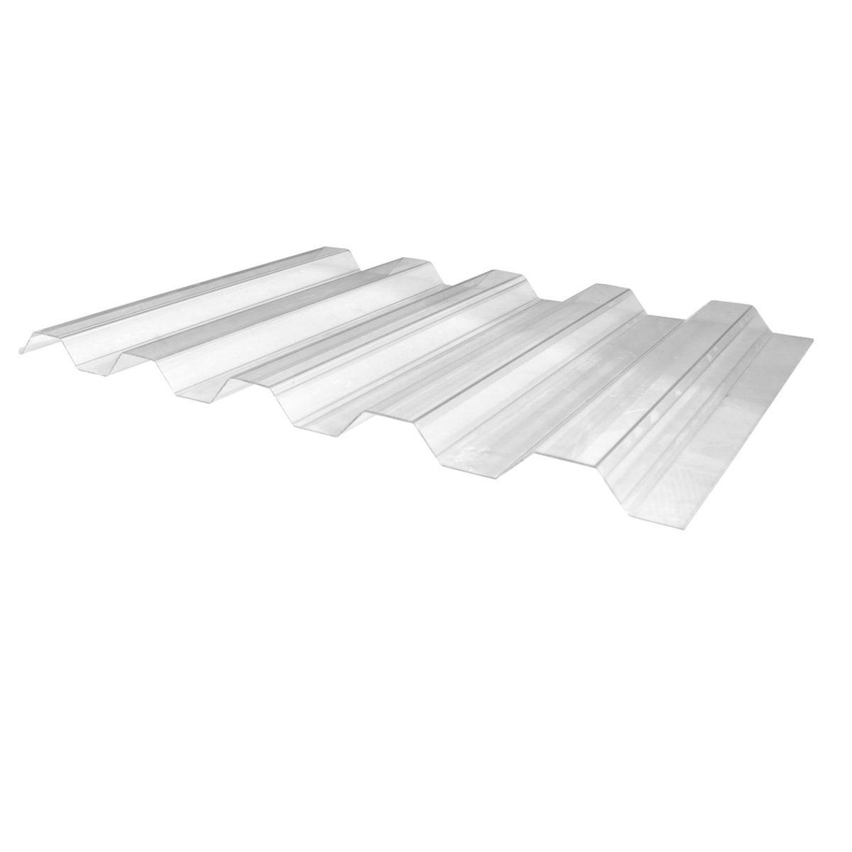 Policarbonato Greca 0,5mm Transparente 0,81x3,0mts Dvp-2