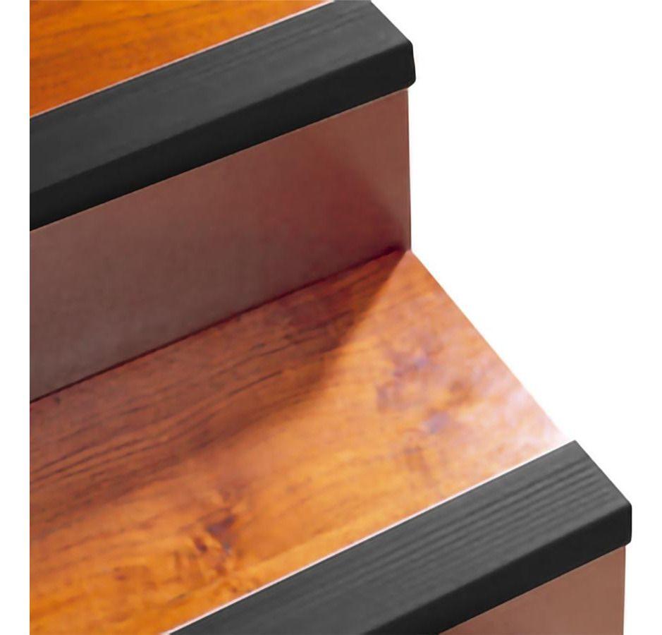 Nariz De Grada Escalera 68x40mm 3mts Negro Dvp-1