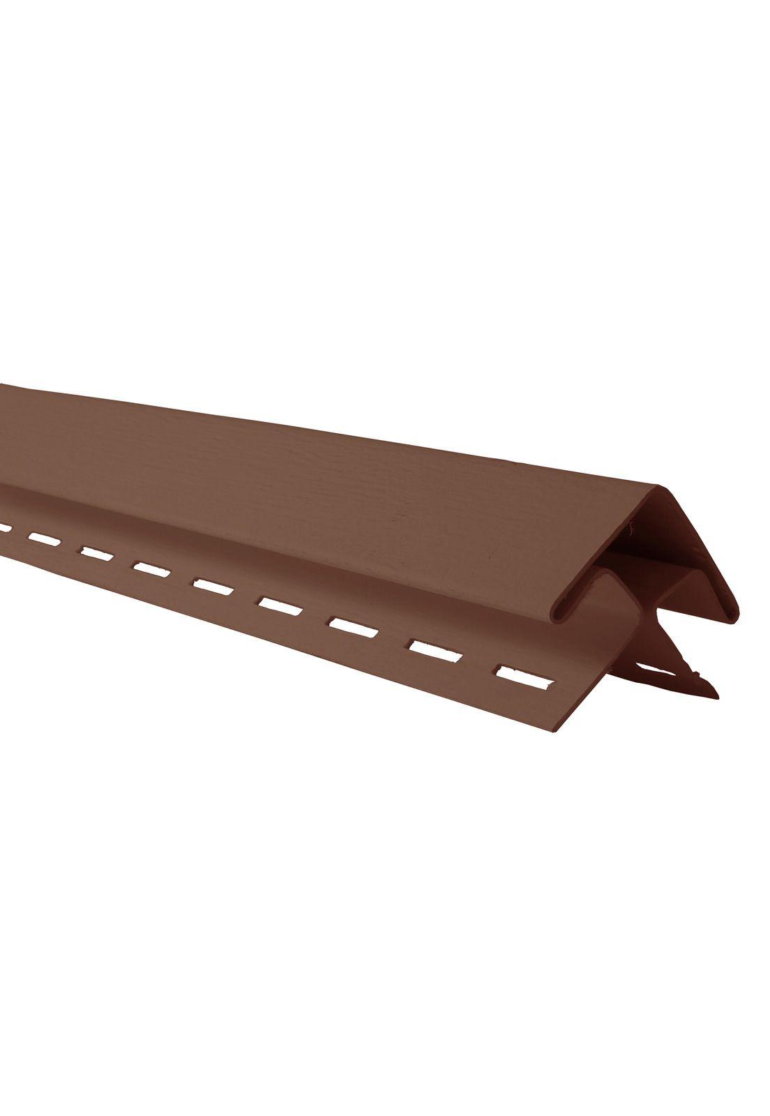 Esquinero Exterior Siding Pvc 50mm Nogal 3mts Dvp-0