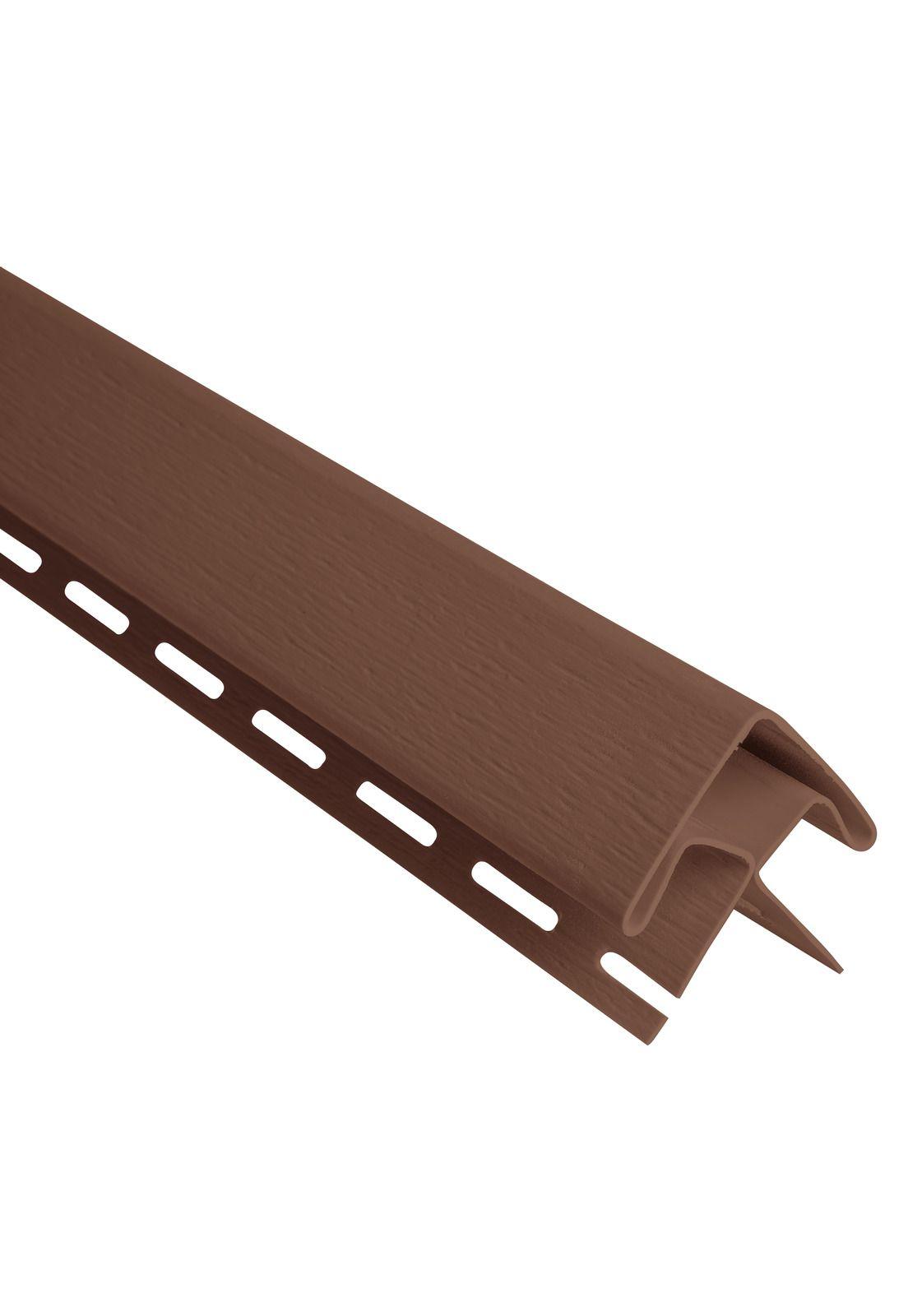 Esquinero Exterior Siding Pvc 50mm Nogal 3mts Dvp-1