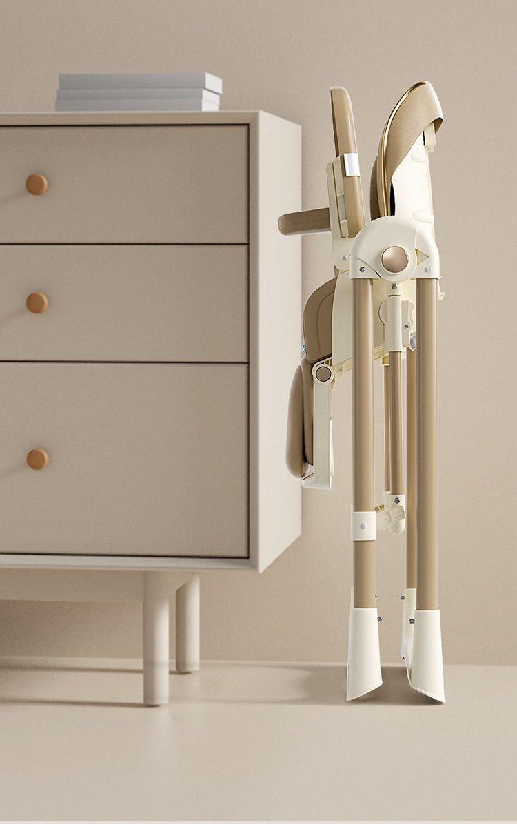 Silla de comer Plegable Multifuncional 3 en 1 de bebé-4