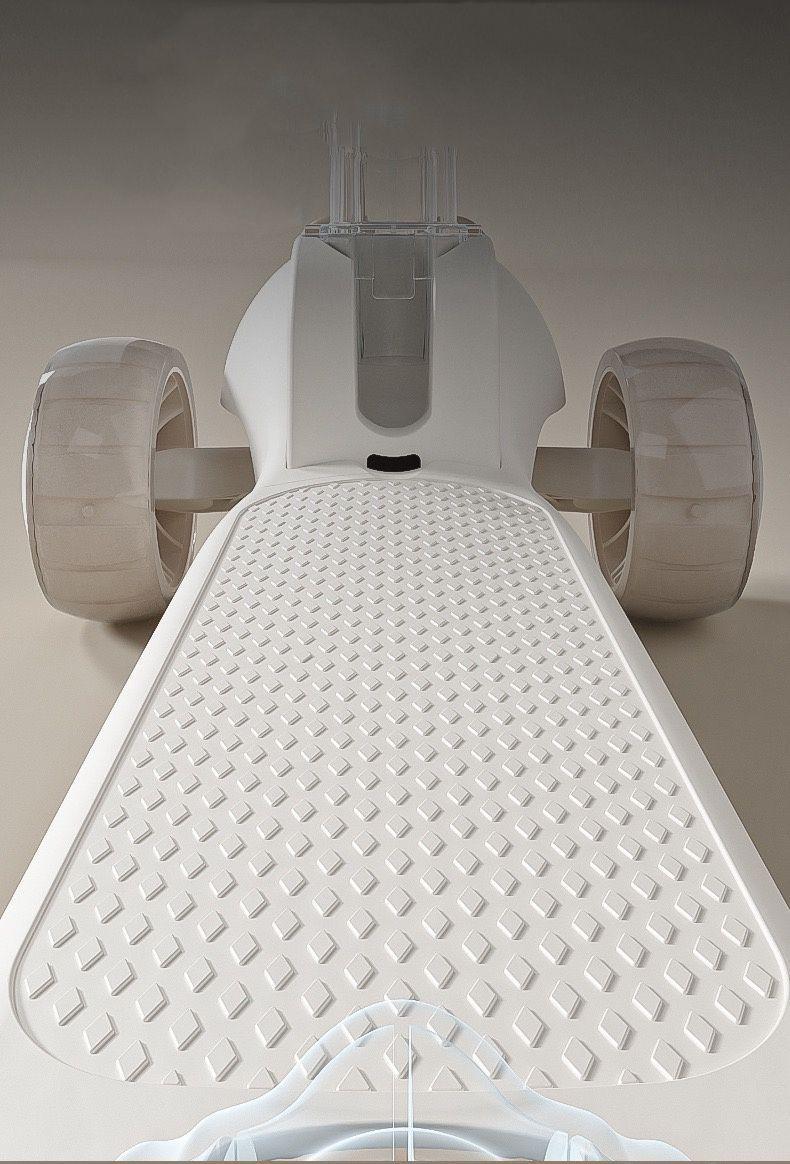 Scooter Monopatin Plegable Osito Con Musica Y Luz Mas Asiento-4