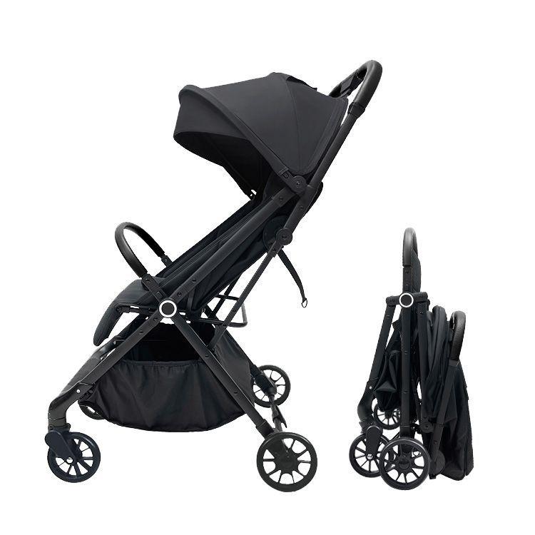 Coche de Paseo Compacto Plegado Automatico con Accesorios-1