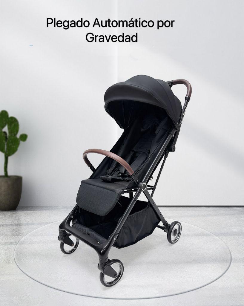 Coche de Paseo Compacto Plegado Automatico con Accesorios-3