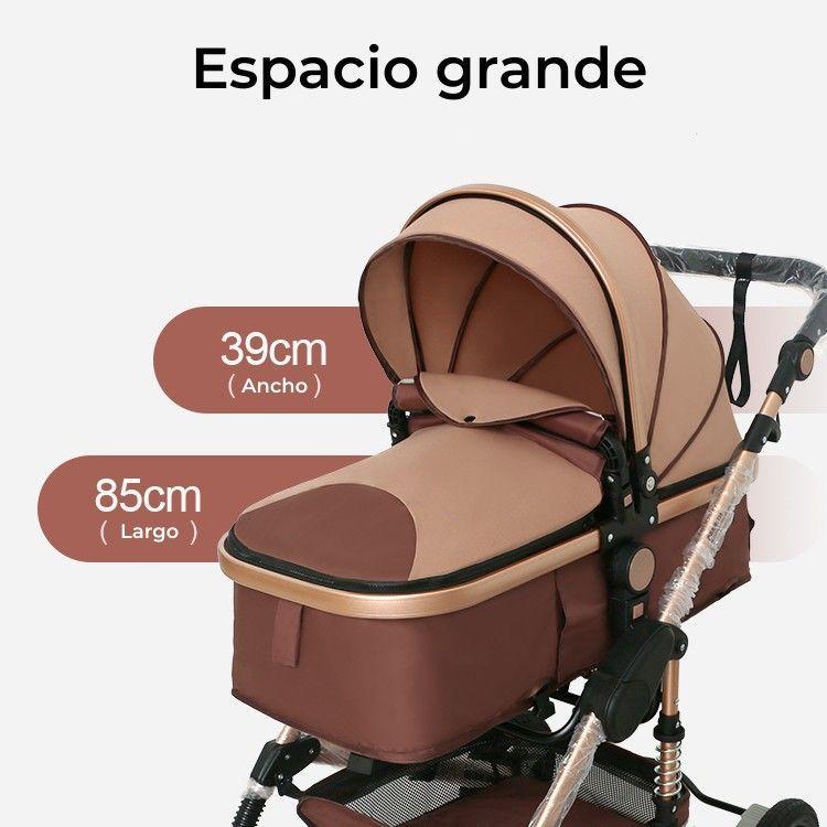 Coche De Bebé Con huevito y Base 3 En 1 Golden Baby's-3