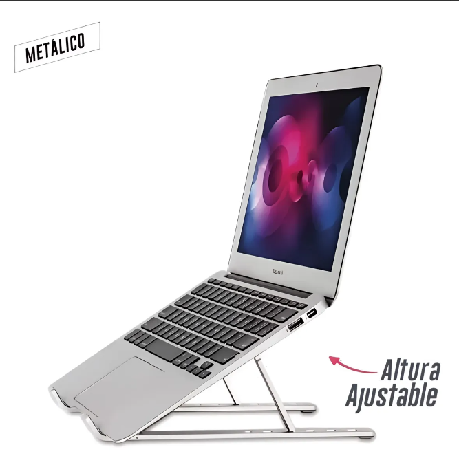Soporte Base Para Notebook Portátil De Aluminio-2