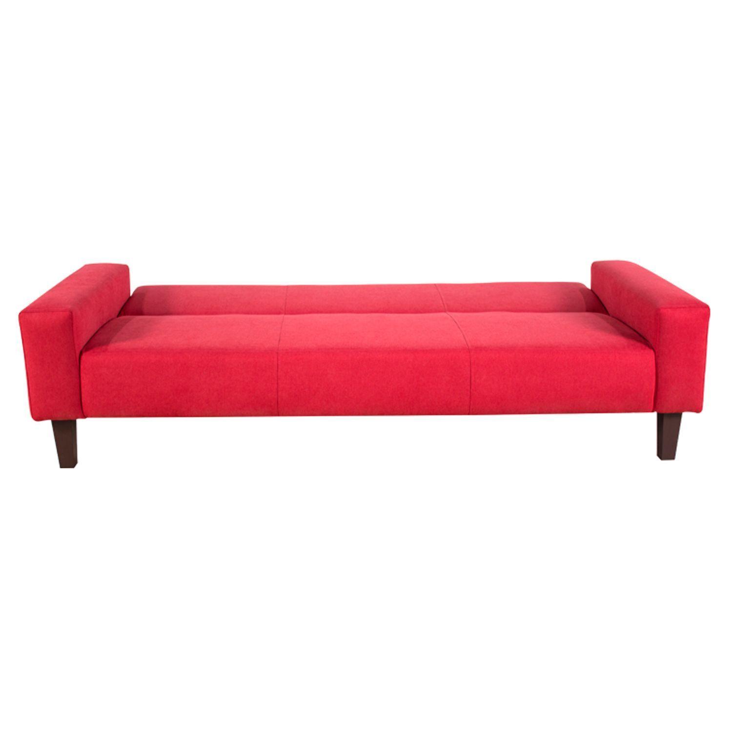 Futón Berlín 3 cuerpos Rojo-5