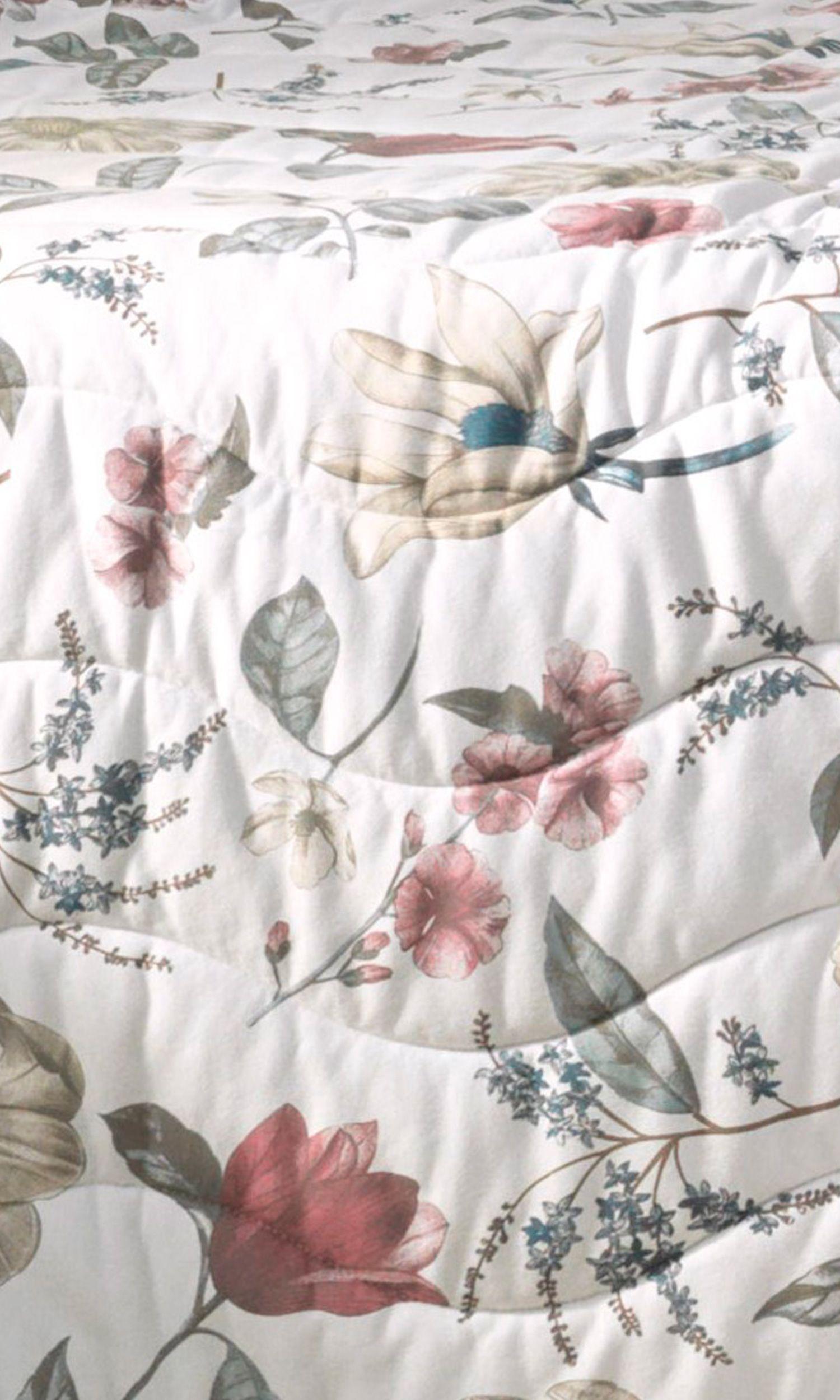 Cubrecama Altenburg Malha in Cotton 1,5 Plazas Art. Flowers D3 -4