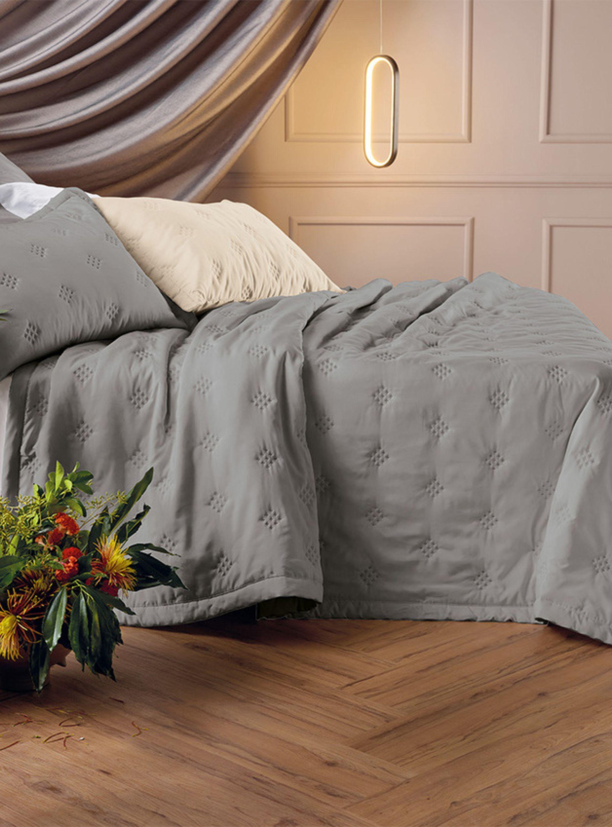 Cubrecama Altenburg Diamond 2 Plazas Cinza Scala-3