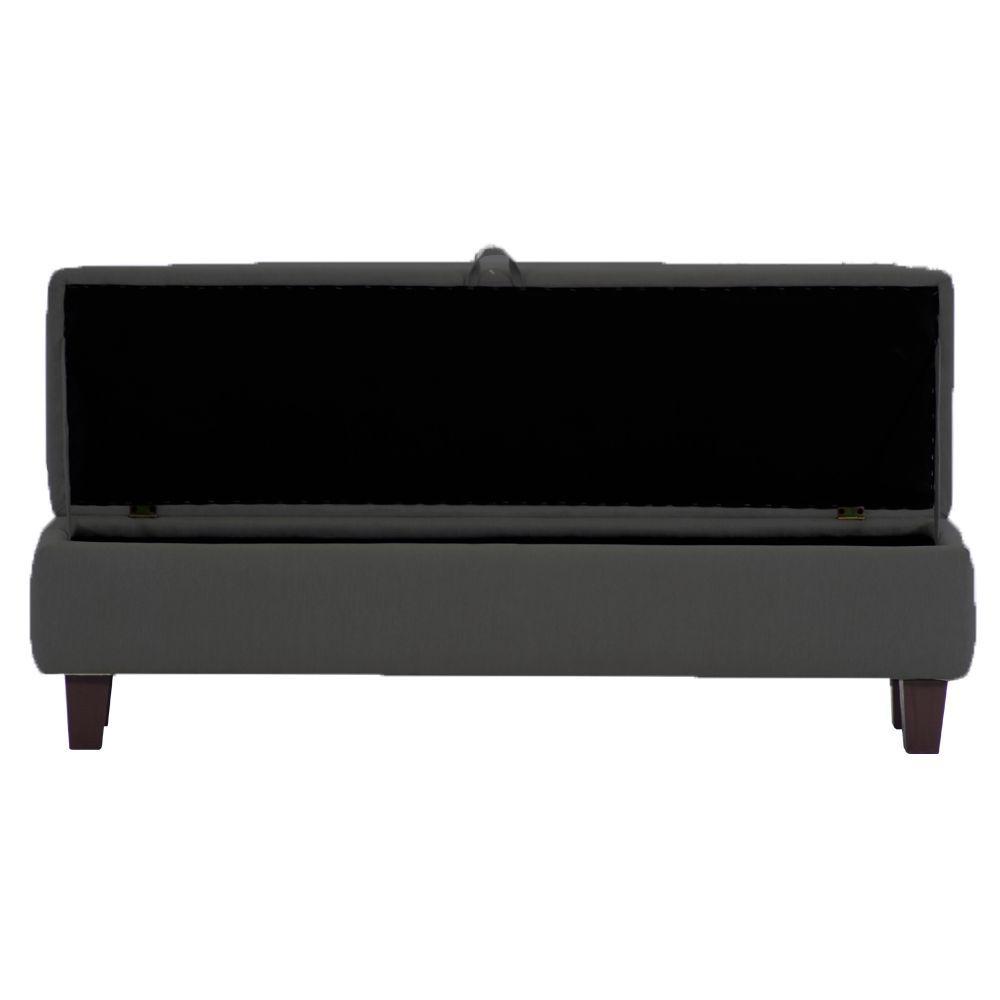 Banqueta Baúl Toltén Gris 130 cm.-2