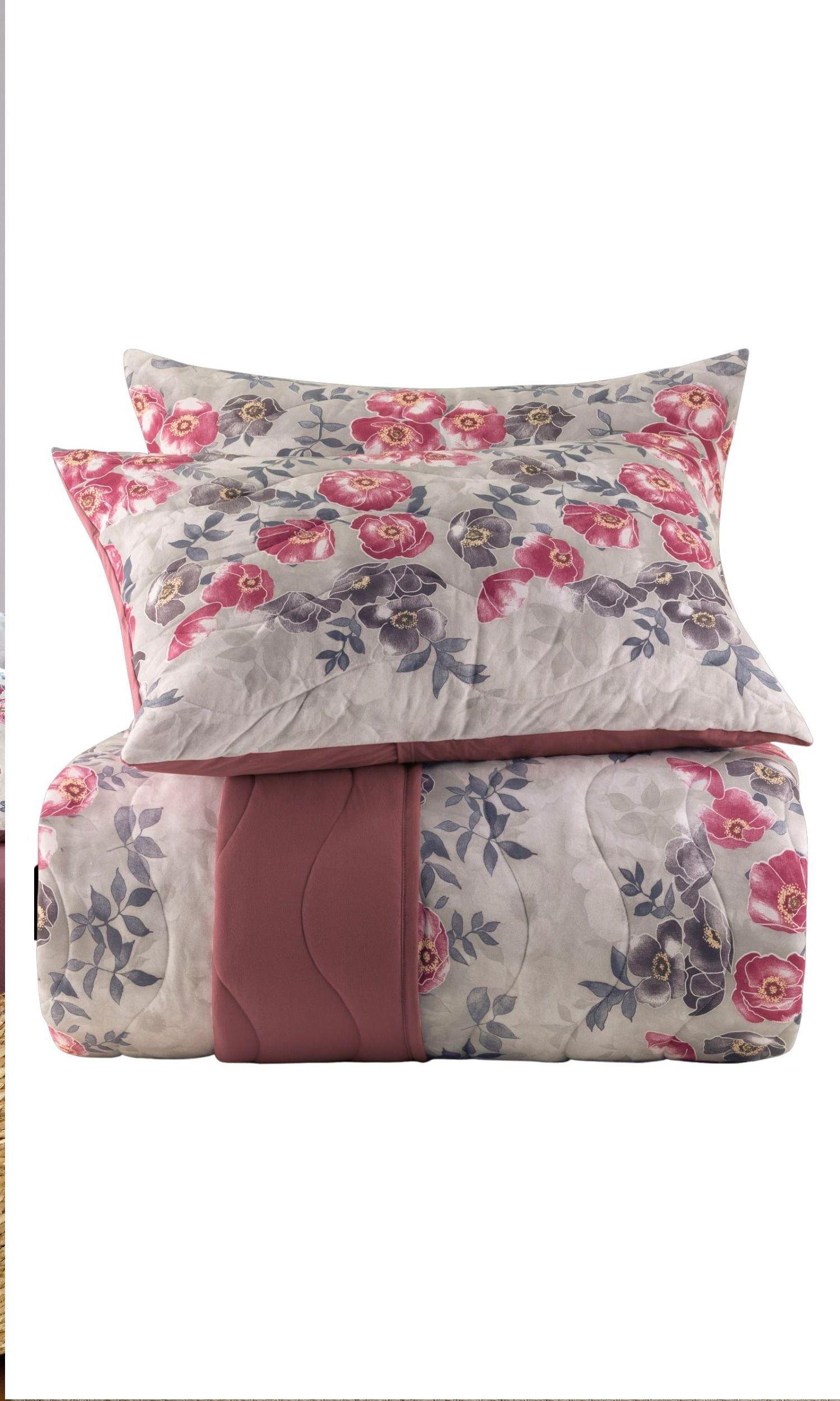 Cubrecama Altenburg Malha 100% Algodón King Rosebus-1